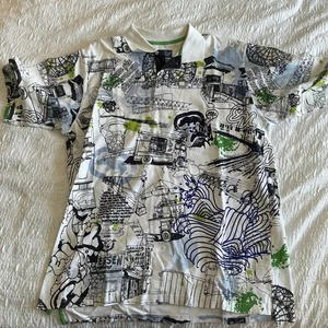 Polo Ecko Unlimited The Block Is Hot Y2K Gráfico Talla XL Street - Imagen 1 de 5