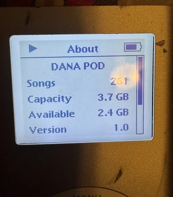 Apple iPod nano 2nd Gen Silver (4 GB) A1051 Fast Ship Good Used 261 Songs Jazz - Image 1 of 2