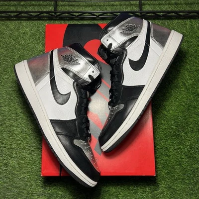Size 12.5w/ 11m - Jordan 1 High OG Metallic Silver - Image 1 of 4