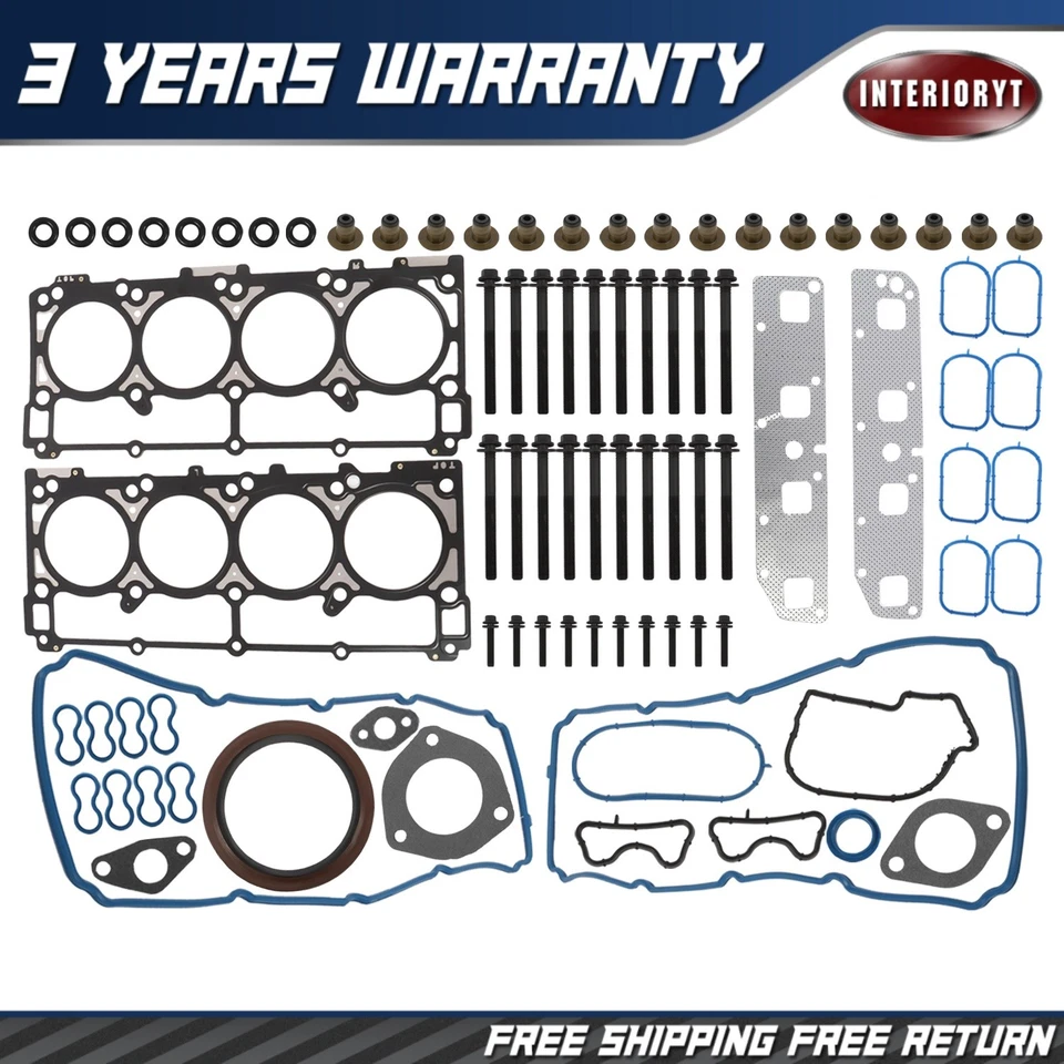 Juego de pernos de junta de culata para Dodge Ram Magnum Chrysler 300 Jeep 2003-2008 5,7 L 2 D Foto 1 de 4