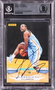 Nuggets Ty Lawson Authentic Signed 2009 Panini #368 Rookie Card BAS Slabbed - Picture 1 of 2
