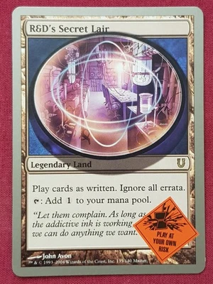 Magic The Gathering R&D'S SECRET LAIR land card MTG - Image 1 of 2