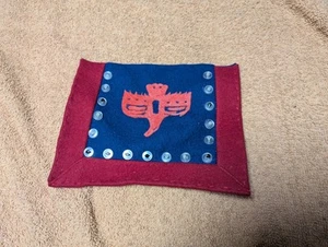 Alaskan Tlingit Style Handmade Felt Regalia Piece 8x6 PNW  - Picture 1 of 4
