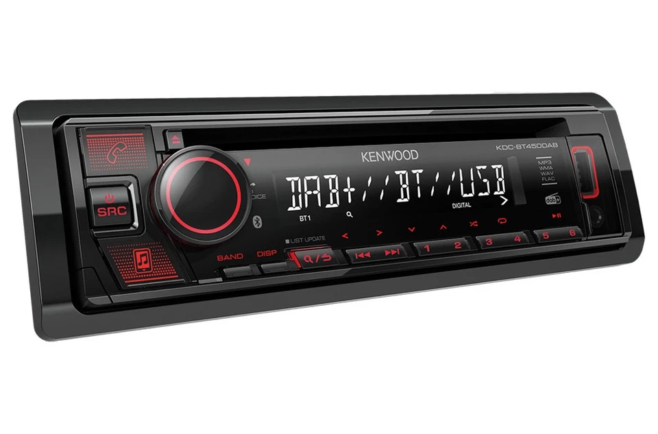 KENWOOD KDC-BT450DAB Auto Radioset für PORSCHE 911 & Boxster (Bose)