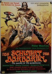 G30139 Kinoplakat - Das Schwert des Barbaren (1982) GEROLLT Sangraal, la spada d - Picture 1 of 1