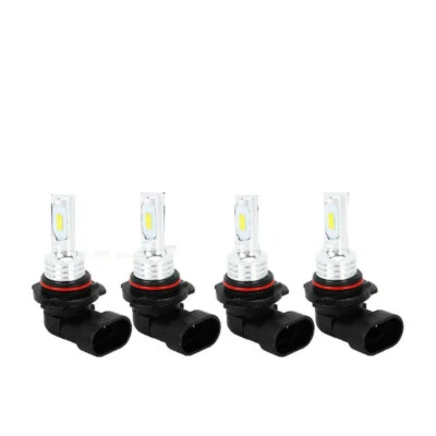 9005 9006 LED Headlights Kit Combo Bulbs 6500K High Low Beam Super White Bright - Image 1 of 4