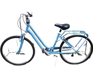 Schwinn Radiant 18" Hybrid Bike Womens 7 Gears Front Suspension 26" Wheels Blue - Picture 1 of 6