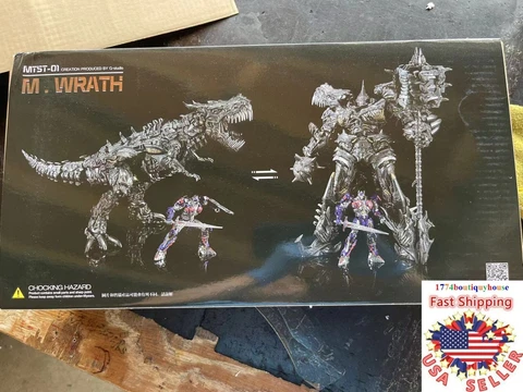 NEW TRANSFORMER G-creation MTST01 Movie Series Wrath Grimlock w/ Ultra Maxmas US Cover
