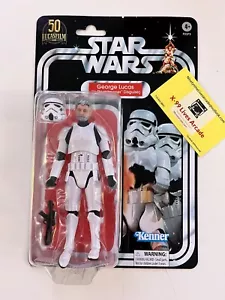 Star Wars The Black Series George Lucas in Stormtrooper Pre Order New - Picture 1 of 2