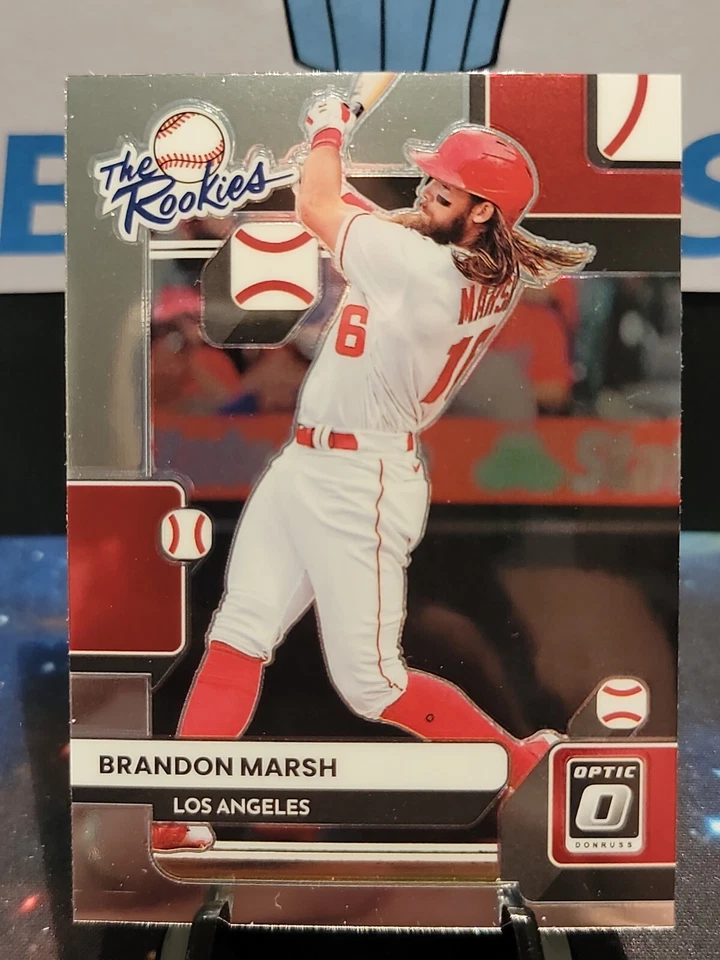 2022 Donruss Optic Brandon Marsh The Rookies Insert Los Angeles Angels - Image 1 of 2