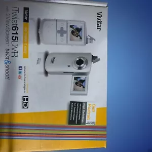 Vivitar iTwist 615 DVR Twist Point & Shoot HD Digital Video Camcorder VGC - Picture 1 of 4