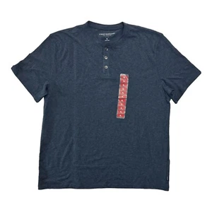T-shirt uomo manica corta Henley tre bottoni marca Lucky, taglia S, nuova con etichetta - Foto 1 di 5