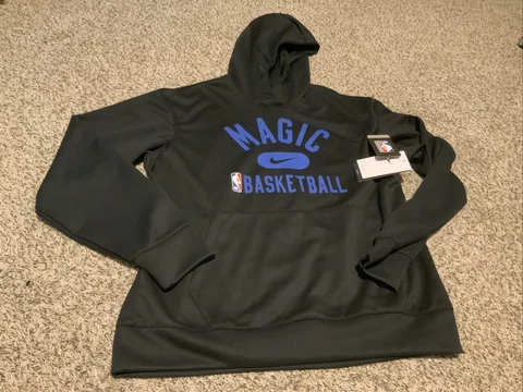 Orlando Magic Nike Loose Fit Hoodie NWT Men’s Size: 3XL 2021 Black/Blue Cover