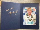 SHANE WARNE signed HAMPSHIRE CRICKET SIGNED CARD 