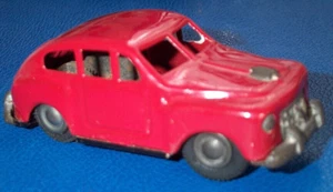 wonderful vintage tinplate-toycar VOLVO PV444 1957 - darkred - made in Japan - Picture 1 of 4
