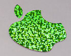 Brokatowa zielona nakładka na logo zmieniająca kolor do Macbooka 