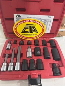 CTA 7394 18 Piece Euro Brake Caliper Socket Set - Picture 1 of 2