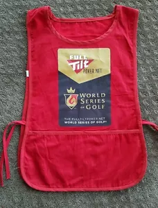 Tolles Sammlerstück - roter ""Full Tilt Poker.Net"" ""World Series of Golf"" Caddy Lätzchen - Bild 1 von 4