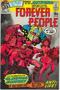 Forever People 3 DC Comics, Jack Kirby Fourth World, Darkseid, Infinity Man VFNM - Picture 1 of 3