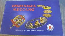MECCANO ENGRENAGES MANUEL B 1967 