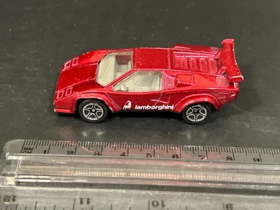 Matchbox Lamborghini Countach LP 500S 1985 Metallic Red Diecast Car 1/64 - Image 1 of 4