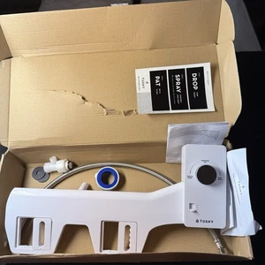 TUSHY Classic Bidet Silver Wash Nozzle Toilet Seat Attachment -Open Box - Picture 1 of 3