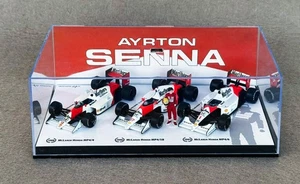 Ayrton Senna - Mclaren - 3x World Champion with Figure  - 1:43 - Limited Edition - Picture 1 of 11