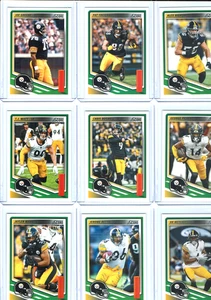 2025 Score Football Pittsburgh Steelers Team Set 14 Base Cards + 4 INSERT Cards - Picture 1 of 2