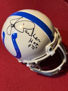 Jim Parker Colts Autographed Mini Helmet Beckett Authenticated - Picture 1 of 3