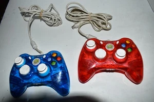 PDP Rock Candy Wired Blue & Red Controller Microsoft Xbox 360- 037-010 (PLB55) - Picture 1 of 5
