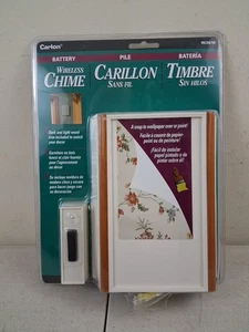 Carlon RC3610 Timbre Inalámbrico Timbre Madera Borde Papel Pintado Panel Pintura Nuevo Sellado - Imagen 1 de 7