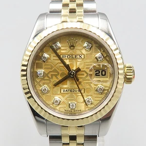 Rolex 179173 Datejust 26mm 10P Diamond Computer Dial 18K Combi Jubilee Bracelet  - Bild 1 von 5