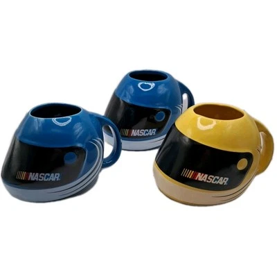 Juego de 3 tazas de casco de carreras Nascar vintage 2003 y 2004 coleccionables VER fotos  Foto 1 de 4