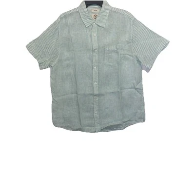 Mens Shirt Large Linen Coastal Beachy Country Club Old Money Preppy Panama Jack - Image 1 of 3