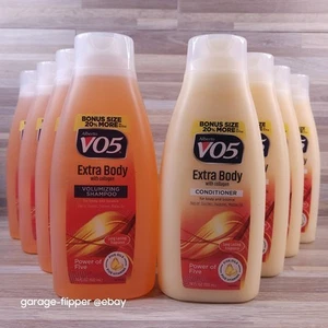 VO5 Shampoo & Conditioner Extra Body Collagen Volumizing 20% MORE 18oz 8 Pack - Picture 1 of 8