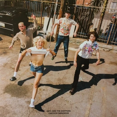 AMYL AND THE SNIFFERS "CARTOON DARKNESS" LP THE CHATS IDLES SLEAFORD MODS NEW    - Image 1 of 4