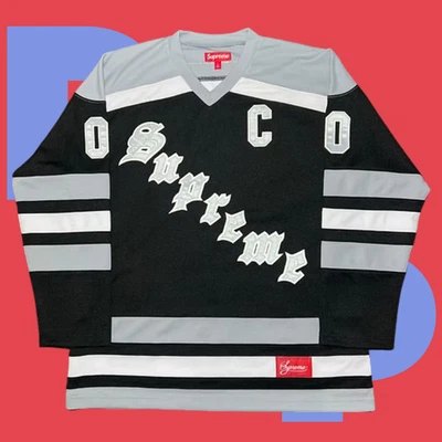 Supreme Fire & Ice Hockey Jersey (Large) - Image 1 of 4
