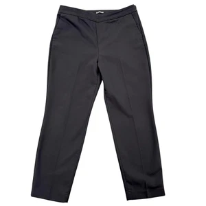 Pantalones de vestir Express negros planos con cremallera lateral para mujer talla 12R - Imagen 1 de 8