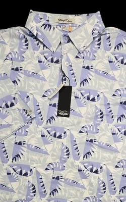 Straight Down Kapalua 高尔夫 Polo 衫男式 M 码全新带标签 — 第 1/4 张图片