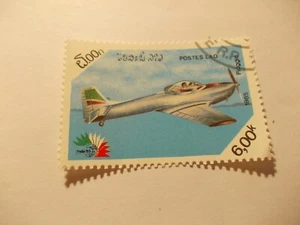 Briefmarke: Serie Flugzeuge: 6,00 K, Postes Lao 1985, Piaggio - Bild 1 von 1
