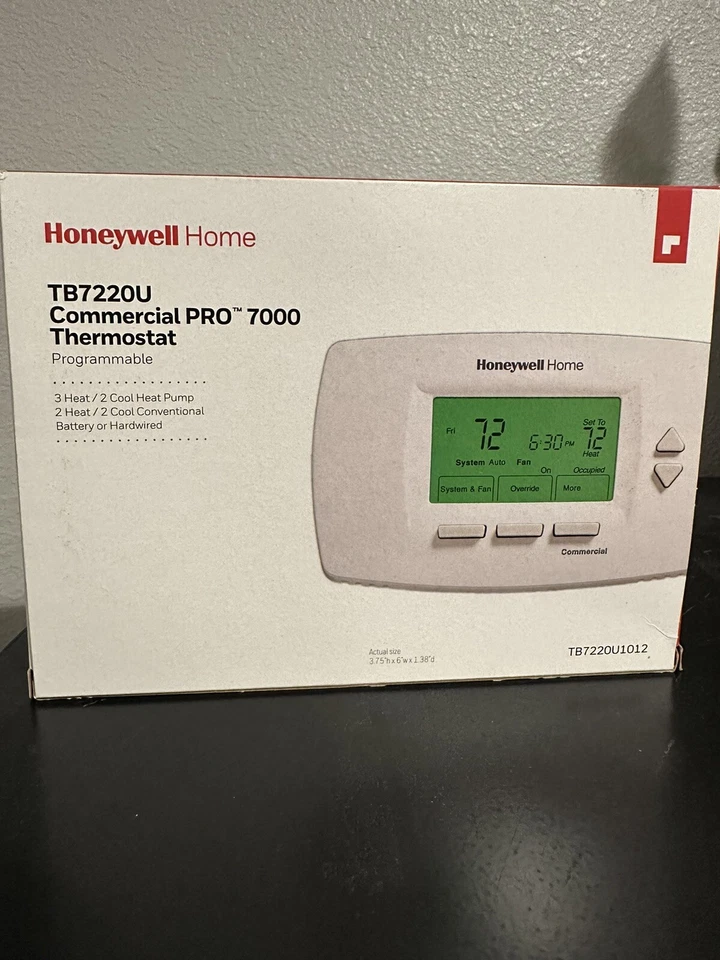 Honeywell TB7220U1012 CommercialPRO 7000 Programmable Commercial Thermostat - Image 1 of 1