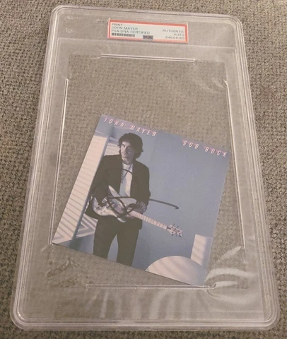 JOHN MAYER SIGNED SOB ROCK CD INSERT PSA/DNA CERTED #84664069 SLABBED CASE WOW Cover