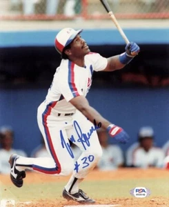Tim Raines Expos Signed 8x10 with PSA/DNA Certification.. A Beauty! - Picture 1 of 1