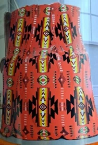 Nueva Manta Naranja 50x60 Suroeste Azteca Vellón Regalo Reversible Nativa Nueva en Paquete - Imagen 1 de 2