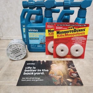 Mosquito Deleto Bug Control Spray & Repellent Summer Kit PLANT BASED Fleas Ticks - Picture 1 of 13