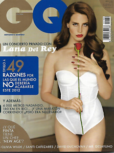 LANA DEL REY GQ SPAIN MAGAZINE SPANISH LANGUAGE NOVEMBER 2012