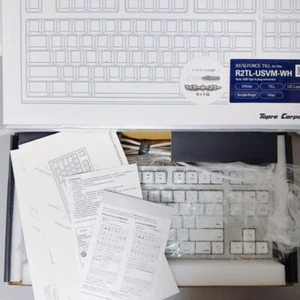 Topre REALFORCE TKL for Mac R2TL-USVM-WH English 87 keys Numpad-less keyboard - Picture 1 of 8