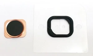 BLACK W / PEACH Outer Trim 5S Style Replacement Home button for iPhone 5 5C ~ US - Picture 1 of 2