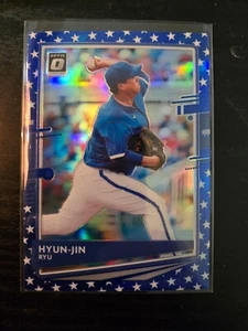 2020 Panini Donruss Optic Spirit of 76 Prizm /76 Hyun-Jin Ryu #107 Dodgers - Picture 1 of 2