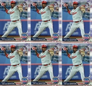 ENYEL De Los SANTOS Rookie Card Lot of 30+ Premium 2019 Topps/ Bowman #70 Phils+ - Picture 1 of 5